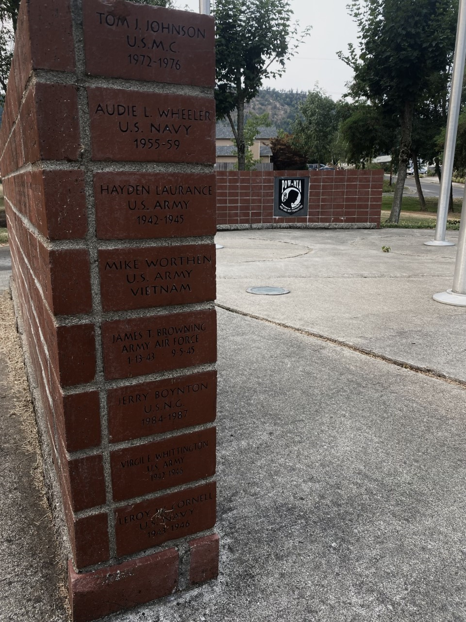 community park memorial bricks