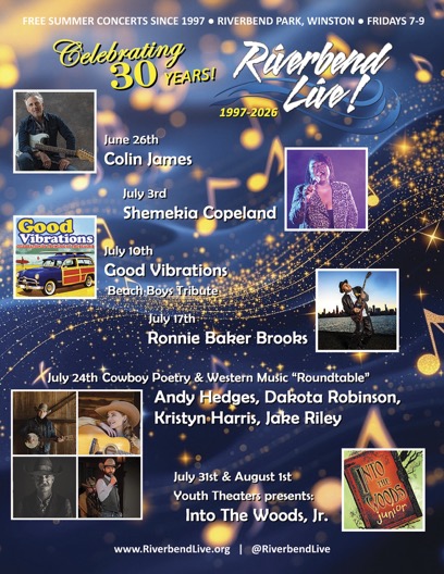 Riverbend LIve Celebrating 30 years!